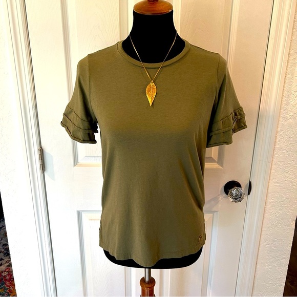 Michael Kors Tops - Michael Kors Olive Green Blouse | Size S